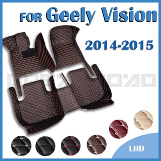 Rhd พรมปูพื้นรถยนต์ อุปกรณ์เสริม สําหรับ Geely Vision 2014 2015