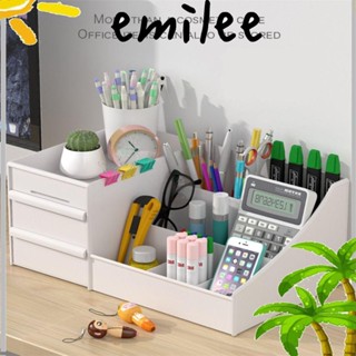 Emilee กล่องเก็บเครื่องสําอาง เครื่องประดับ ยาทาเล็บ ความจุขนาดใหญ่