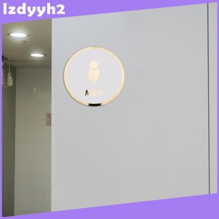 [Lzdyyh2] สติกเกอร์ป้ายห้องน้ํา ติดผนัง ตัวผู้ และตัวเมีย