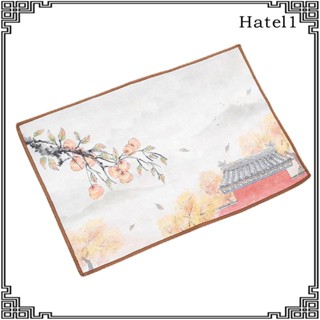 [Hatel] เสื่อรองจาน ผ้าลินิน กันลื่น สําหรับห้องครัว ร้านอาหาร ปาร์ตี้