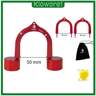 [Kloware1] ประตูพัตกอล์ฟ อลูมิเนียมอัลลอย แบบพกพา พร้อมฐานรอง สําหรับฝึกตีกอล์ฟ 3 ชิ้น