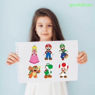 Guadalupe สติกเกอร์ ลายการ์ตูนซูเปอร์มาริโอ้ สําหรับตกแต่งเครื่องเขียน Diy