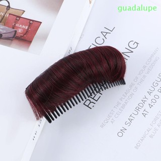 Guadalupe กิ๊บติดผม แบบมองไม่เห็น สีน้ําตาล สีดํา เครื่องมือจัดแต่งทรงผม เจ้าหญิง หวีผม วิกผม เบาะ DIY ต่อผม