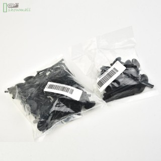 [ISHOWMAL-TH]Car Rivets Plastic Sill Fender Well Rocker 5.2MM Black Liner Wheel 20/50pcs-New In 8-