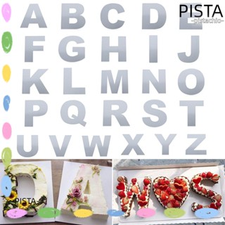 Pista แม่พิมพ์พลาสติก PET ลายฉลุ สําหรับตกแต่งเค้ก คุกกี้ เบเกอรี่