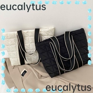 Eucalytus1 กระเป๋าสะพายไหล่ลําลอง ผ้าฝ้าย แฟชั่นสไตล์โบโฮ