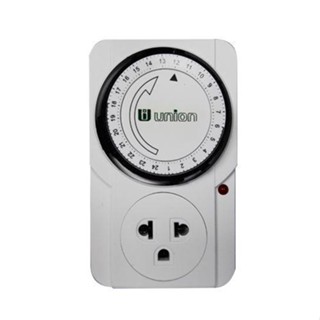 UNION นาฬิกาตั้งเวลาแบบปลั๊กเสียบ (แบบอนาล็อก) UN-W22A Plug In Time Switch