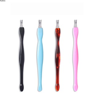 แคลลัส 2 ทางสำหรับทำความสะอาดเล็บ Dead Leather Fork Nail Tools อุปกรณ์เสริมเล็บ Aube