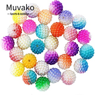 Muvako ลูกปัดบับเบิ้ลกัม ทรงกลม 12 มม. 120 ชิ้น 120 ชิ้น