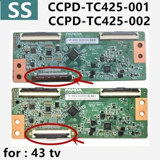 Qsjzhy บอร์ดลอจิก TC425-001 Originele CCPD-TC425-001 Tcon Board Voor Panda 43 นิ้ว Tv-XH