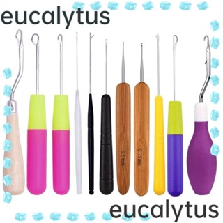 Eucalytus1 เข็มถักโครเชต์ สําหรับซ่อมแซมพรม