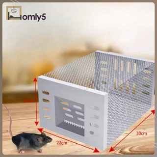 [Homyl5] กับดักหนูอัตโนมัติ แบบโลหะ สําหรับใช้ในร่ม และกลางแจ้ง