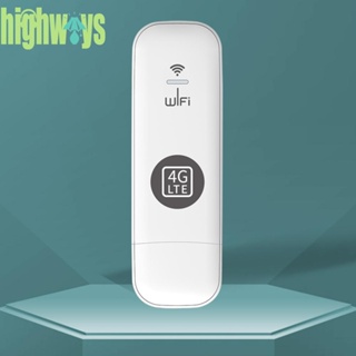 เราเตอร์ WiFi USB 4G ความเร็วสูง เครือข่ายไร้สาย ขนาดพกพา สไตล์ยุโรป [highways.th]