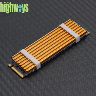 ฮีทซิงค์ระบายความร้อนฮาร์ดดิสก์ M.2 สําหรับ NGFF NVMe 2280 SSD [highways.th]