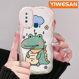 เคสโทรศัพท์มือถือ ซิลิโคนนุ่ม ใส กันกระแทก ลายการ์ตูนจระเข้น้อย สําหรับ VIVO Y12 Y15 Y17 Y12i Y3 Y3s 2020