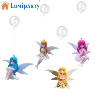 Lumiparty รูปปั้นนางฟ้า ดอกไม้ สําหรับตกแต่งตู้ปลา