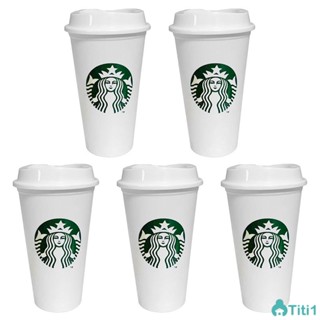 Starbucks Cup 473ml/16oz Reusable Black Pp Material Starbucks Coffee Cup 473ml/16oz TH1