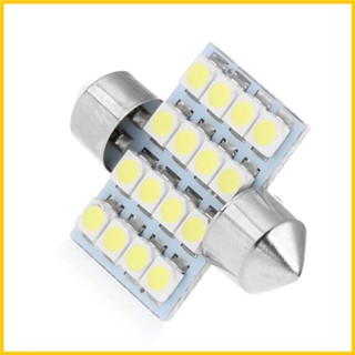 Zong หลอดไฟ LED 3528 16SMD 31 มม. สําหรับติดป้ายทะเบียนหลังคารถยนต์ 1 ชิ้น