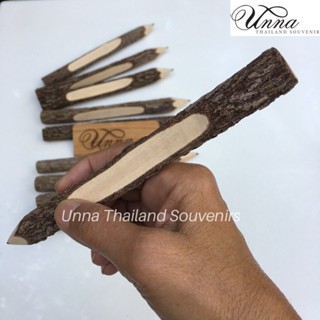 ดินสอไม้มะขาม ของที่ระลึก 50 แท่ง ขนาด 7 นิ้ว งาน DIY งานทำมือ Wood handcrafted pencil for diy