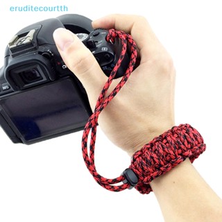 [eruditecourtth] สายคล้องข้อมือ ปรับได้ กันหล่น สําหรับกล้องดิจิทัล [ใหม่]