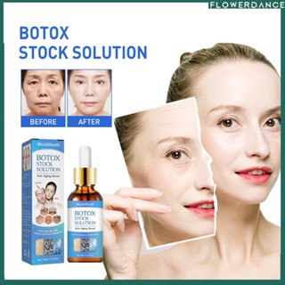 30ml Face Serum Botox, Original Liquid Whitening, Anti-wrinkle, Dark Spot Remover, For Skin Care, Forehead Lines ดอกไม้กลั่นน้ำทะเล