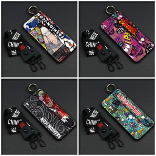 Kickstand ring Phone Case For ZTE-Nubia Z50S Pro Lanyard Fashion Design personality Dirt-resistant Wristband Anti-dust