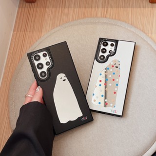 【Ghost】Casetify เคสโทรศัพท์มือถือแบบนิ่ม กันกระแทก พร้อมกระจก แฟชั่น คุณภาพสูง สําหรับ Samsung s23ultra s23 s23+ s22ultra