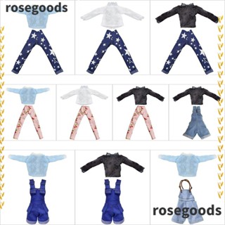 Rosegoods1 เสื้อโค้ทยีน หลายสไตล์ 11.5 นิ้ว 1/6 อุปกรณ์เสริม สําหรับตุ๊กตา