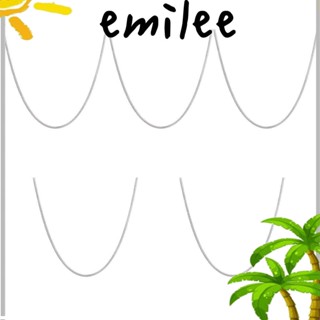 Emilee สร้อยคอโซ่งู เงินแท้ 925 16 18 20 22 24 นิ้ว