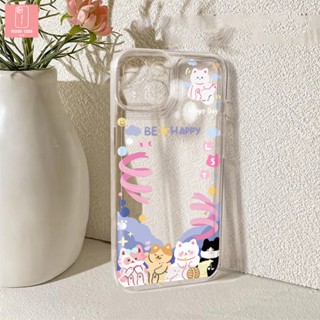 【ส่งจากไทย】เคสใสลายการ์ตูน 14 / 14PRO / 14MAX /11 13 13pro 13promax/ใสกันกระแทก เว้ากล้อง7 8 7plus 8plus 11PROMAX 12PROM