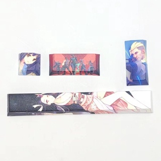 4 ชิ้น VALORANT Keycap PBT Keycap ปุ่มกดระเหิดคีย์บอร์ดเครื่องกล