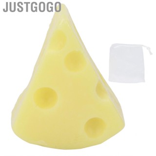 Justgogo Face Wash Bar  Soap Natural  Blackheads  Mild with Foaming Net for Travel Home