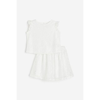 H&amp;M  Girl 2-piece lace top and skirt set 1167405_1