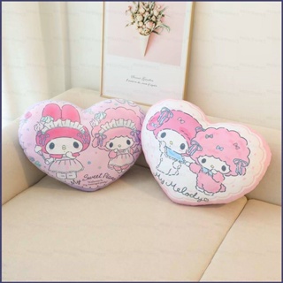 หมอนตุ๊กตานุ่ม รูปการ์ตูนอนิเมะ Eula Sanrio Melody เหมาะกับของขวัญ สําหรับตกแต่งบ้าน โซฟา