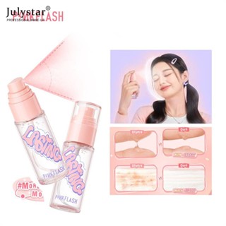 JULYSTAR Pinkflash Moisturizing Setting Spray 40ml Matte Oil-control Lock Fast Film Forming Long-lasting Face Makeup Cosmetic