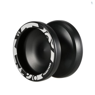 Youp) Yoyo V3 เครื่องกลึงโยโย่ อลูมิเนียมอัลลอย CNC ความเร็วสูง พร้อมสายสปินนิ่ง สีดํา สําหรับเด็กผู้ชาย และเด็กผู้หญิง