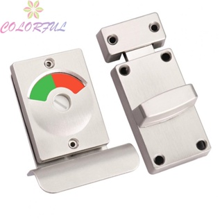 【COLORFUL】Indicator Door Lock Easy To Install Easy To Use Rust And Corrosion Resistant