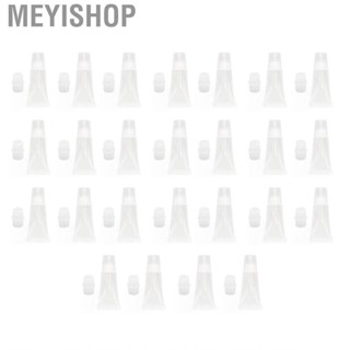 Meyishop Lip Gloss Tube Portable Mini Soft Cosmetic Container Clear 5ml Refillable for Business Trip