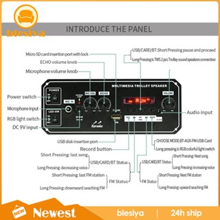 [Blesiya] โมดูลถอดรหัสบลูทูธ MP3 MP3 WMA WAV Ape รองรับ TF USB AUX ไมค์ FM