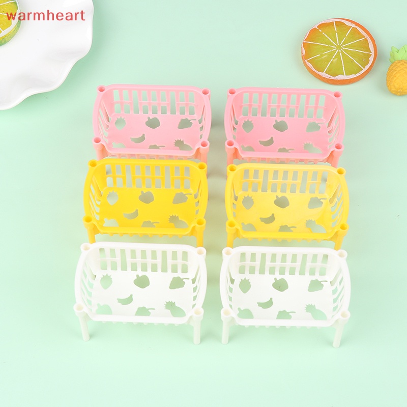 Bathroom Racks & Cabinets 10 บาท (warmheart) ชั้นวางของ หลายชั้น สําหรับตกแต่งบ้านตุ๊กตา 2 ชิ้น Home & Living