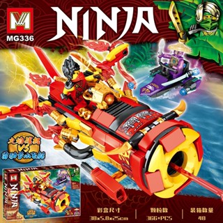 บล็อคตัวต่อฟิกเกอร์ Flame Fighter VS Leidong Ninja Series MG336 ขนาดเล็ก ของเล่นสําหรับเด็กผู้ชาย ผู้หญิง