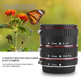 Taurus307 SHOOT โฟกัสอัตโนมัติอัตโนมัติ 31/21/13 มม. ชุดหลอดขยายมาโครสำหรับกล้อง Canon Ef EF S