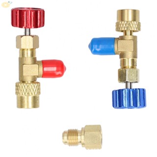 【VARSTR】Premium Quality Air Conditioner Safety Valve Set R22 + R410 with V alve Tool Kit