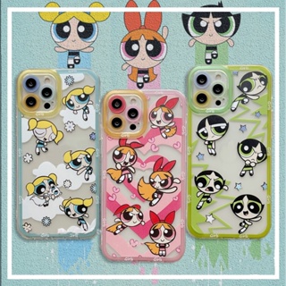 เคสโทรศัพท์มือถือ แบบใส ลายการ์ตูน Angel Eyes The Powerpuff Girls แฟชั่น สําหรับ Samsung Galaxy A71 A51 A52 A52S A53 A72 A73 M23 F23 5G Note 10 20 Plus Lite Ultra G530