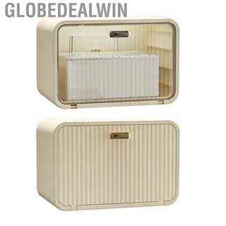 Globedealwin Tissue Box Cover  Simple Installation Space Saving Holder  for Bathroom