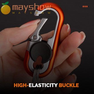 Mayshow พวงกุญแจรถเครื่องมือปีนเขาสร้างสรรค์ Carabiner พวงกุญแจ