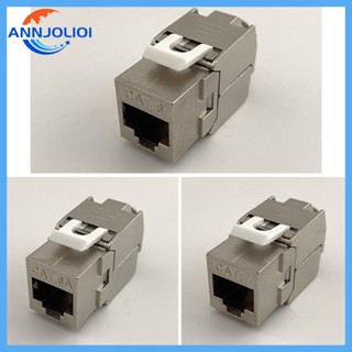 Ann RJ45 โมดูลแจ็คกุญแจ โลหะผสมสังกะสี RJ45 เป็น LSA Termination Cat6 6A 7