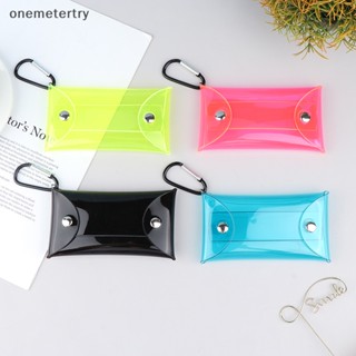 Onem 1 ชิ้น PVC ที่มีสีสัน ใส เปลี่ยนกุญแจ กระเป๋าใส่เอียร์ไลน์ กระเป๋าเก็บบัตร กระเป๋าสตางค์ กระเป๋า n