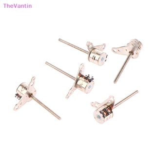 Thevantin สเต็ปมอเตอร์ 2 เฟส 4 สาย 6 มม. เพลายาว 17 มม. 5 ชิ้น