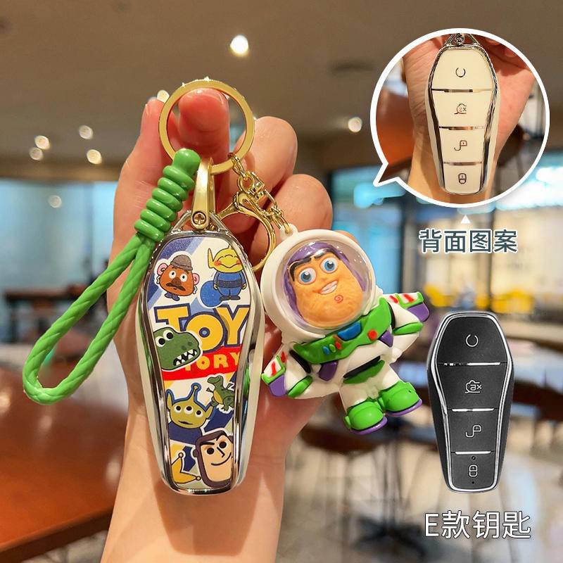 เคสใส่กุญแจรถ TPU สำหรับ BYD Atto 3 M3 T3 e6 Dolphin เคสใส่กุญแจรถ กุญแจรถ FOB ปลอกกุญแจรีโมทรถยนต์ - รูปที่ 4